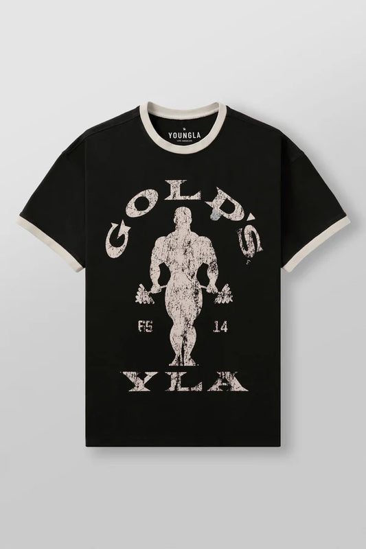 4009 - Golds Gym Ringer Tees